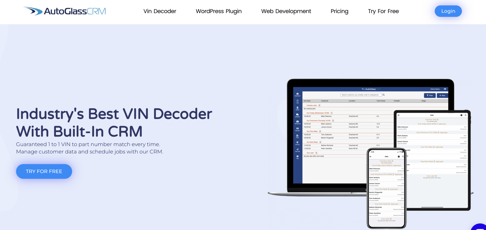 Vin Decoder UK AutoGlassCRM